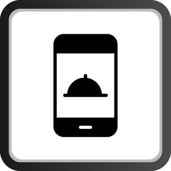 Food App Creative Icon Design vector