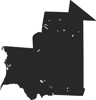 country map mauritania png