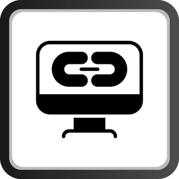 Link Creative Icon Design vector