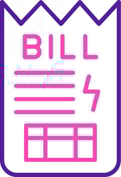 Bill Vector Icon