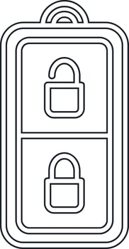 Car Key Vector Icon
