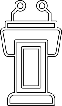 Podium Vector Icon