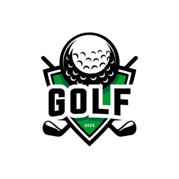 GOLF SHIELD LOGO vector