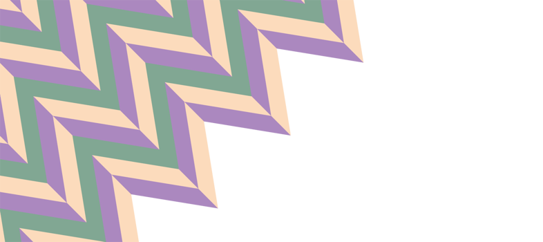 abstract pastel chevron decorative zigzag banner design transparent png