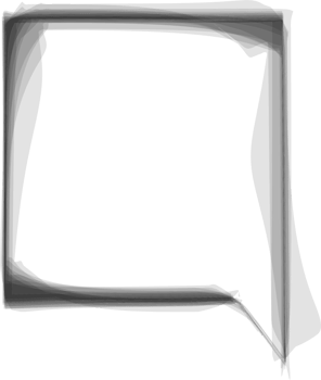 Black and white color speech bubble balloon, icon sticker memo keyword planner text box banner, flat png transparent element design