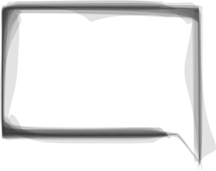 Black and white color speech bubble balloon, icon sticker memo keyword planner text box banner, flat png transparent element design