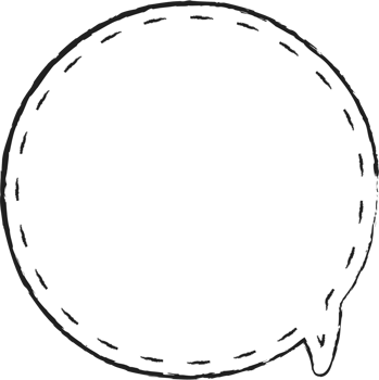 Dashed line Black and white color speech bubble balloon, icon sticker memo keyword planner text box banner, flat png transparent element design