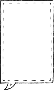 Dashed line Black and white color speech bubble balloon, icon sticker memo keyword planner text box banner, flat png transparent element design