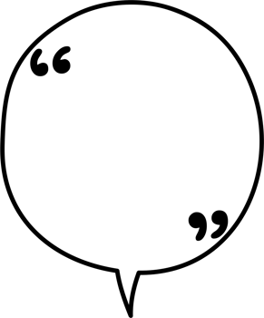 Black and white speech bubble balloon with quotation marks, icon sticker memo keyword planner text box banner, flat png transparent element design