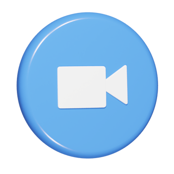 Video icon 3d rnder illustration png