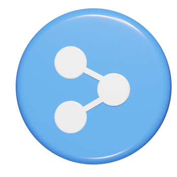 Shear icon 3d render illustration png