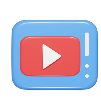 Video icon 3d rnder illustration png