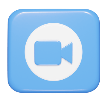 Video icon 3d rnder illustration png
