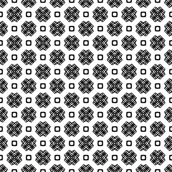Black seamless abstract pattern. Overlay for background and backdrop. Ornamental design. PNG graphic illustration with transparent background.