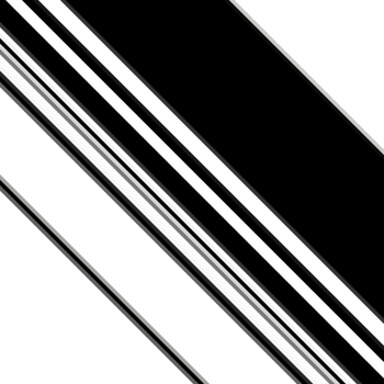 Black and white striped abstract background overlay. Motion effect. PNG graphic illustration with transparent background.