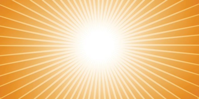 sun-burst vector illustration for background design.