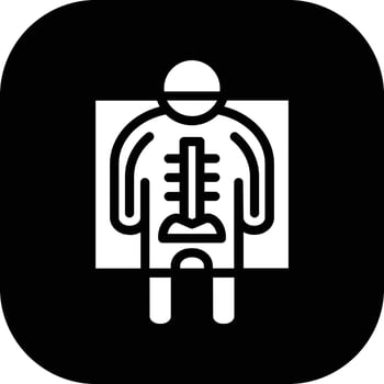 Man X ray Vector Icon