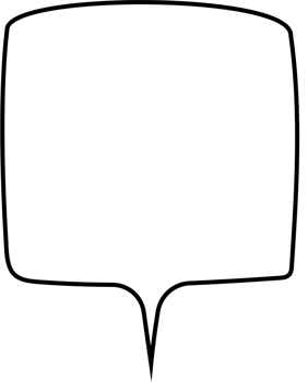 Black and white color speech bubble balloon, icon sticker memo keyword planner text box banner, flat png transparent element design