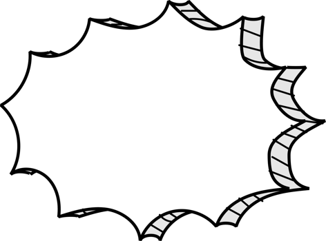 3d white color speech bubble balloon icon sticker memo keyword planner text box banner, flat png transparent element design