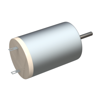 Realistic DC Motor 3D Rendering png
