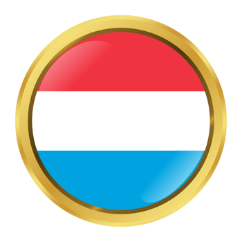 Luxembourg Flag Circle Shape png