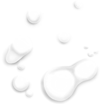 realistic water drops or dew on the surface png