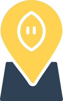 Football Location Creative Icon Design vector