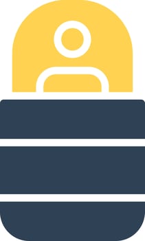 glyph Two Color Design vector