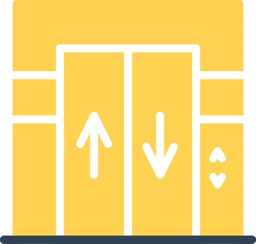 Elevator Creative Icon Design vector