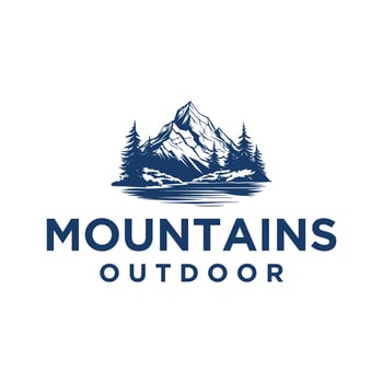 Mountain landscapes logo vector