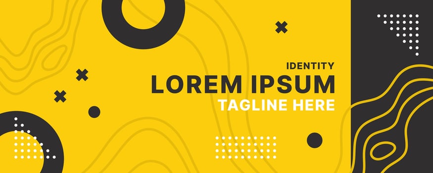 Yellow background template for banners, posters, covers, wallpapers, and other. vector