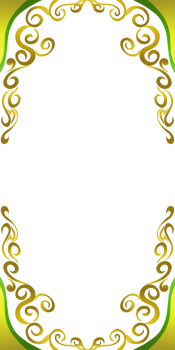 Background with Ramadan and Eid theme border, with gold and yellow colours. png
