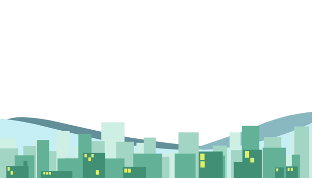 Background landscape view of many buildings png