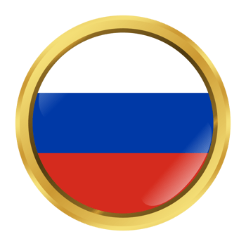 Russia Flag Circle Shape png