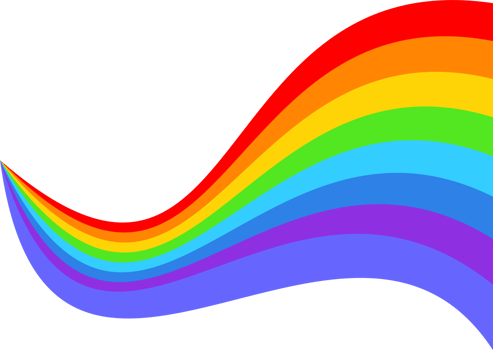 illustration of rainbow icon png