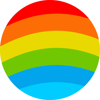 illustration of rainbow icon png