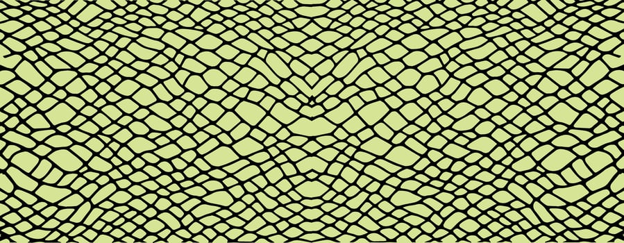 Snakeskin stripe pattern. Green tree snakeskin design. Snake scale texture for fashion design vector