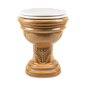 AI generated Toilet isolated on transparent background png