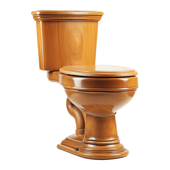 AI generated Toilet isolated on transparent background png