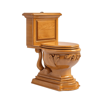 AI generated Toilet isolated on transparent background png