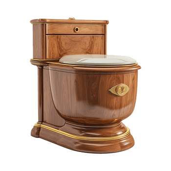 AI generated Toilet isolated on transparent background png