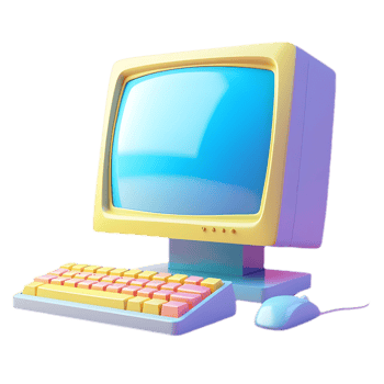 AI generated Png of Laptop against transparent Background