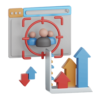3d rendering website traffic isolated useful for seo, website, internet, optimization and other png