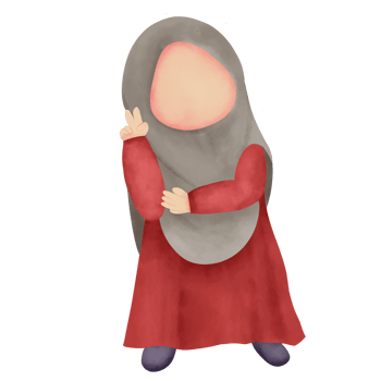 illustration of muslimah png