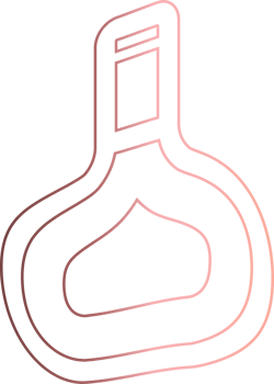 Drink bottle gradient design drawing. png