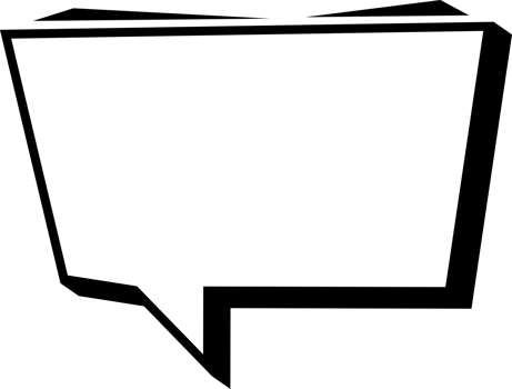 Speech bubble or chat bubble doodle design png