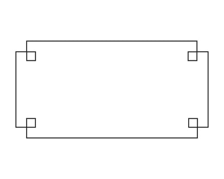 Asian frames with black outline for element, advertising, post and social media vector