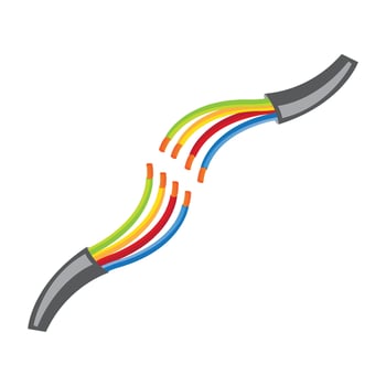 cable icon vector design template