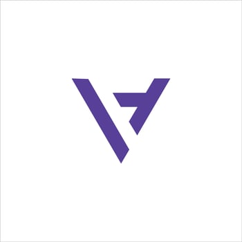 Initial letter ff logo or f logo vector design template