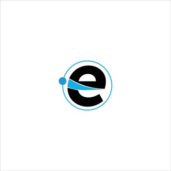 Initial letter ei or ie logo vector design templates